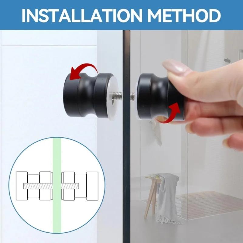 Glass Door Hinge - Stylish Shower Glass Door Handle,Sliding Shower