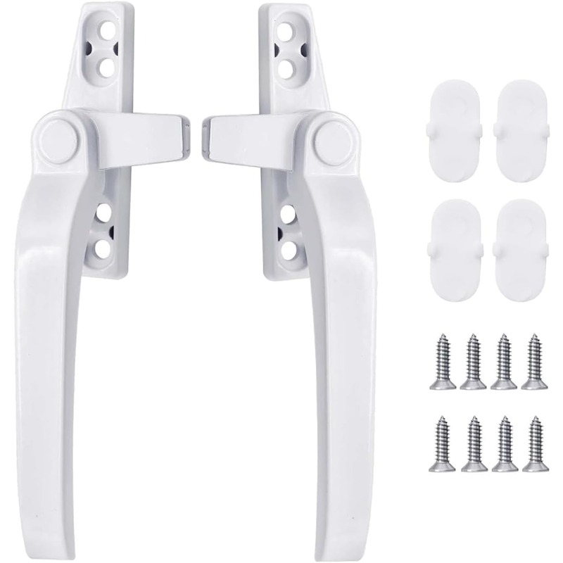 Glass Window Lock Handle 2Pcs  - Glass Door Hinge review and price