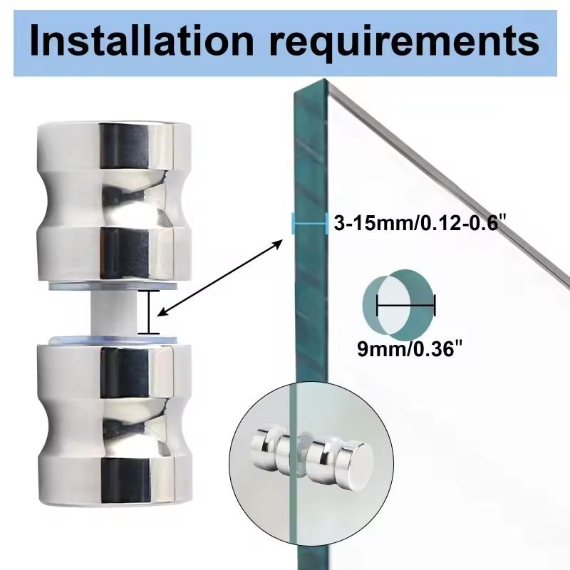 Stylish Shower Glass Door Hand - Glass Door Hinge review and price