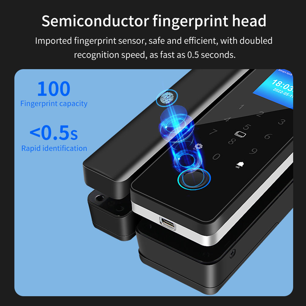 Waterproof Tuya APP Control Sl - Glass Door Hinge review and price