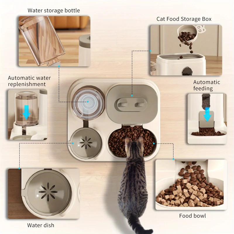 KEMORELA Automatic Cat Bowl Fe - Royal Canin Food Medium review and price